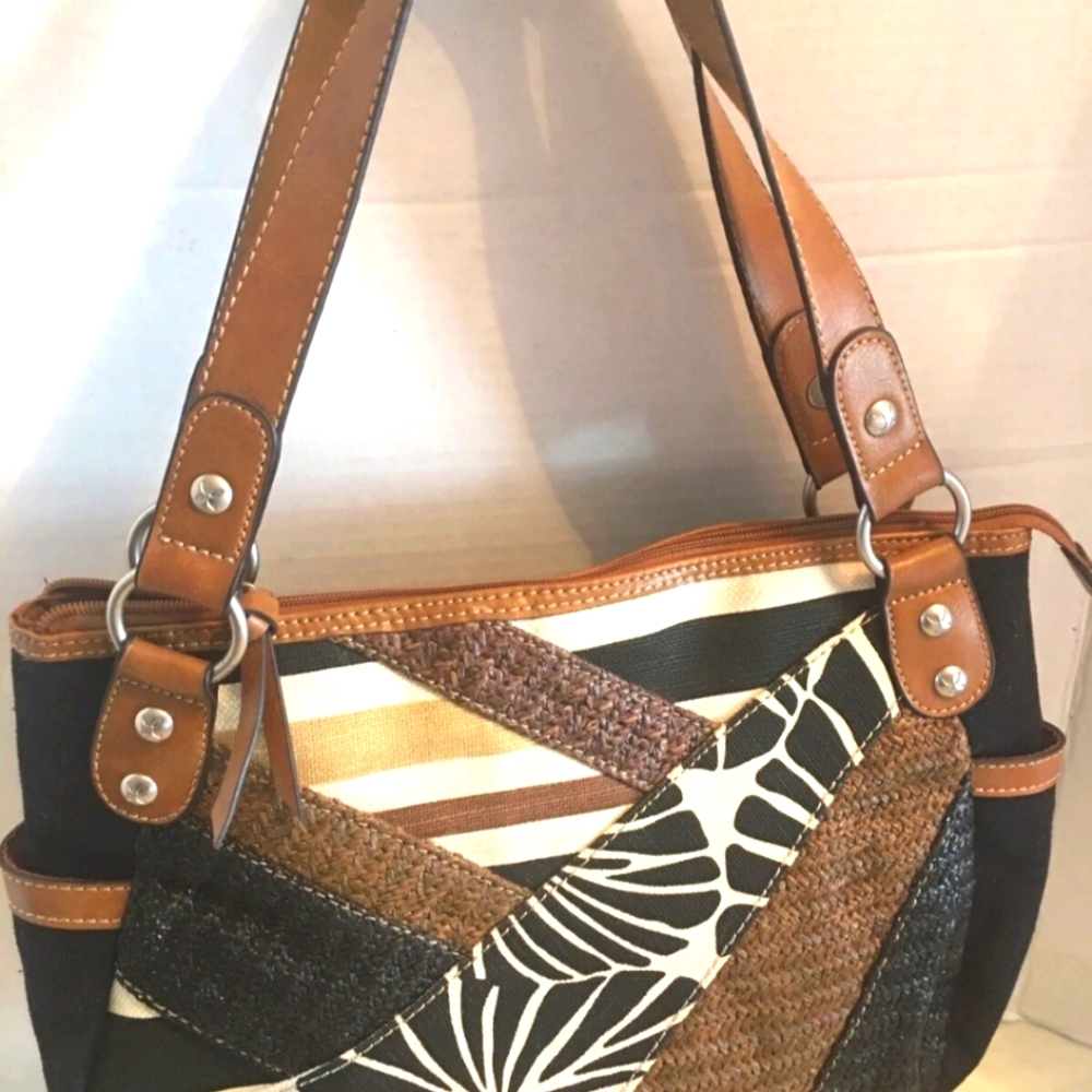 RELIC BROWN /BLack Animal Print Shoulderbag